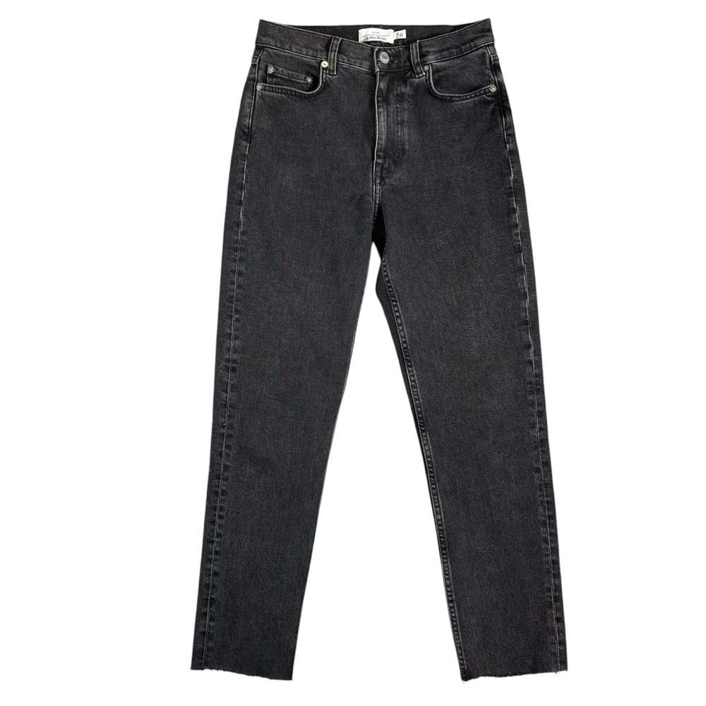 & Other Stories Women's Black‎ Raw Hem Denim Jeans Size EUR 26/28